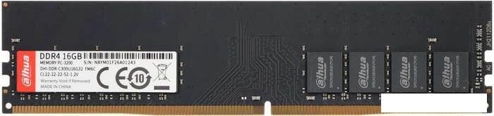 Оперативная память Dahua 16ГБ DDR4 3200 МГц DHI-DDR-C300U16G32 от компании Интернет-магазин marchenko - фото 1
