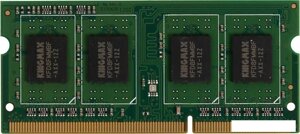 Оперативная память kingmax 4гб DDR3 sodimm 1600 мгц KM-SD3-1600-4GS