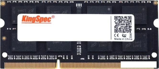 Оперативная память KingSpec 8ГБ DDR3 SODIMM 1600 МГц KS1600D3N13508G от компании Интернет-магазин marchenko - фото 1