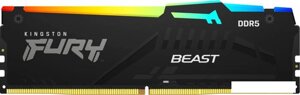Оперативная память kingston FURY beast RGB 8гб DDR5 5200мгц KF552C36BBEA-8