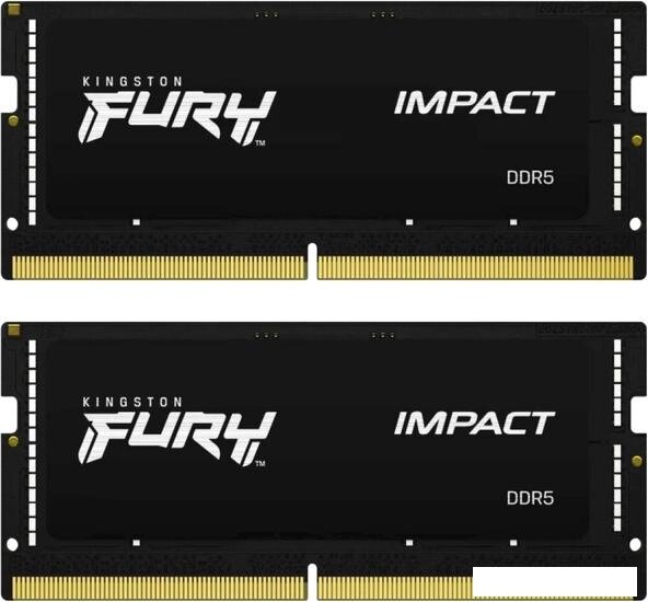 Оперативная память Kingston FURY Impact 2x8 ГБ DDR5 4800 МГц KF548S38IBK2-16 от компании Интернет-магазин marchenko - фото 1