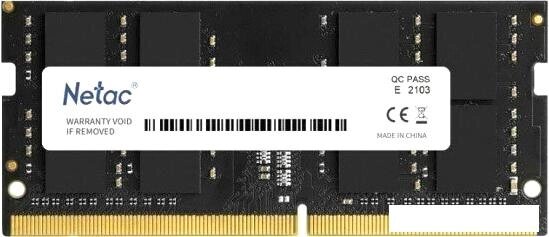 Оперативная память Netac Basic 16ГБ DDR5 4800 МГц NTBSD5N48SP-16 от компании Интернет-магазин marchenko - фото 1