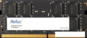 Оперативная память netac basic 8GB DDR4 sodimm PC4-21300 NTBSD4n26SP-08