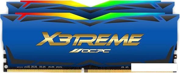 Оперативная память OCPC X3 RGB Blue Label 2x16ГБ DDR4 3600 МГц MMX3A2K32GD436C18BU от компании Интернет-магазин marchenko - фото 1