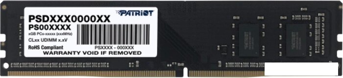 Оперативная память Patriot Signature Line 8ГБ DDR4 2666 МГц PSD48G26662 от компании Интернет-магазин marchenko - фото 1