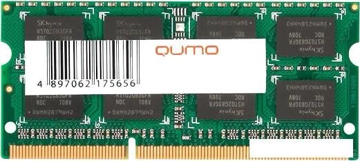 Оперативная память QUMO 8GB DDR3 SODIMM PC3-12800 QUM3S-8G1600C11L от компании Интернет-магазин marchenko - фото 1