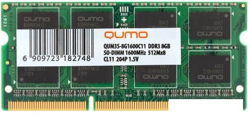 Оперативная память QUMO QUM3S-8G1600C11 от компании Интернет-магазин marchenko - фото 1