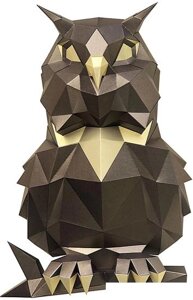 PaperCraft PAPERRAZ Сова Пухля (бронзовый)