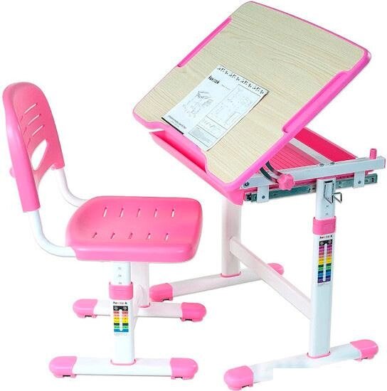 Парта Fun Desk Piccolino (розовый) [211461] от компании Интернет-магазин marchenko - фото 1