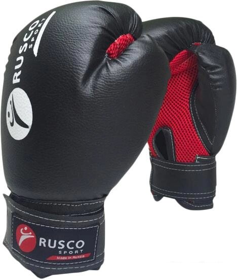 Перчатки для единоборств Rusco Sport 8 Oz (черный) от компании Интернет-магазин marchenko - фото 1