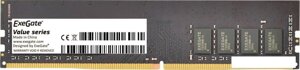 Оперативная память ExeGate Value 16GB DDR4 PC4-19200 EX283086RUS