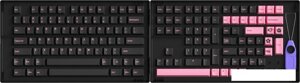 Набор кейкапов Akko Black & Pink Cherry Profile keycaps 229 шт