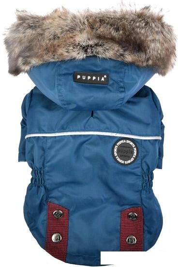 Куртка для животных Puppia Brock с капюшоном PAUD-JM1851-tE-XL (синий) - сравнение