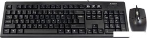 Мышь + клавиатура A4Tech KRS-8372 USB Black