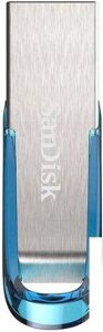 USB Flash SanDisk Cruzer Ultra Flair CZ73 128GB (синий)