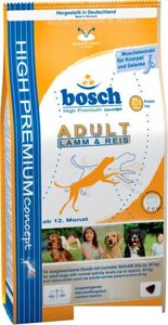 Корм для собак Bosch Adult Lamb & Rice 3 кг