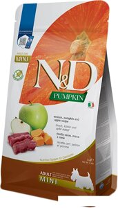 Сухой корм для собак Farmina N&D Pumpkin Venison & Apple Adult Mini (для взрослых мелких пород с олениной, тыквой и