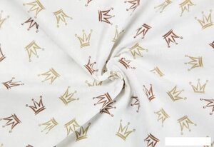 Постельное белье Amarobaby Короны принцессы AMARO-5202-KP (серый/белый)