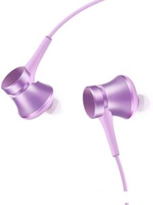 Наушники с микрофоном Xiaomi Mi In-Ear Headphones Basic HSEJ03JY (фиолетовый)