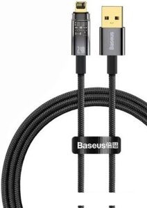 Кабель Baseus Explorer USB Type-A - Lightning (2 м, черный)