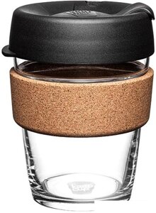 Многоразовый стакан KeepCup Brew Cork M Black 340мл (черный)