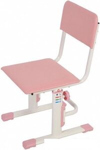 Ученический стул Polini Kids City/Smart L (белый/розовый)
