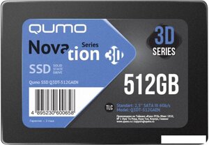 SSD QUMO Novation 3D TLC 512GB Q3DT-480GAEN