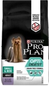 Корм для собак Pro Plan Opti Digest Grain Free Formula Small & Mini 2.5 кг