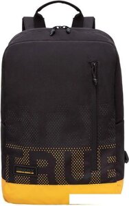 Городской рюкзак Grizzly RQL-313-3 (черный/желтый)
