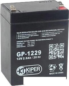 Аккумулятор для ИБП Kiper GP-1229 F1 (12В/2.9 А·ч)