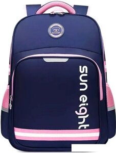 Школьный рюкзак Sun Eight SE-2889 (темно-синий/розовый)