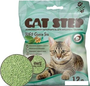 Наполнитель для туалета Cat Step Tofu Green Tea 12 л
