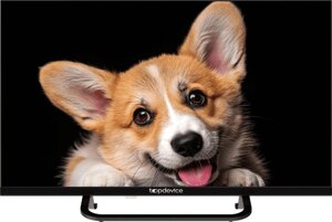 Телевизор Topdevice 24" SMART TV YаOS 03 (черный)