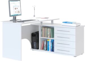 Компьютерный стол Сокол КСТ-109 правый (белый)