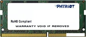 Оперативная память Patriot 8GB DDR4 SODIMM PC4-19200 PSD416G240081S