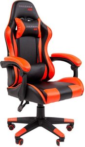 Игровое (геймерское) кресло CHAIRMAN Game CH29 (экокожа черный/красный)