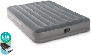 Надувная кровать Intex Prestige Mid-Rise Airbeds With USB Pump 64114