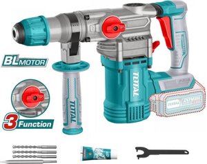Перфоратор Total TRHLI20288 (без АКБ, набор оснастки)