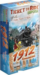 Настольная игра Мир Хобби Ticket To Ride: Европа: 1912