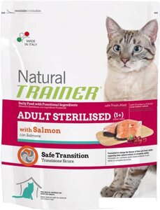 Корм для кошек Trainer Natural Adult Sterilised Salmon 1.5 кг