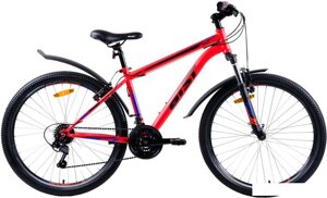Велосипед AIST Quest 26 р. 18 2022 (красный/синий)