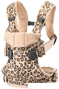 Рюкзак-переноска BabyBjorn One Cotton Mix (beige/leopard)