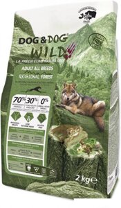 Сухой корм для собак Gheda Petfood Dog&Dog Wild Regional Forest со свининой, кабаном и оленем (2 кг)