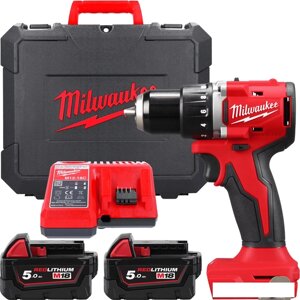 Дрель-шуруповерт Milwaukee M18 M18BLDDRC-502C 4933492835 (с 2-мя АКБ 5 Ач, кейс)