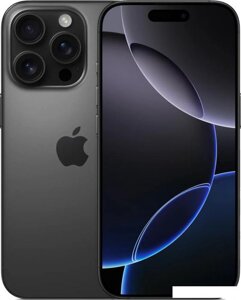 Смартфон Apple iPhone 16 Pro 128GB (черный титан)