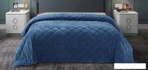 Покрывало Luxor QV 19-4118 велюр (220x240, indigo)