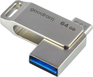 USB Flash GOODRAM ODA3 64GB (серебристый)