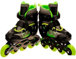 Роликовые коньки Favorit 8803-M-GN (р. 34-37)