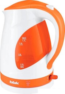 Чайник BBK EK1700P Белый/оранжевый