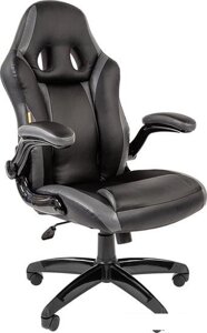 Кресло CHAIRMAN Game 15 (черный/серый)